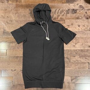 Love Moschino Black Short Sleeve Hoodie